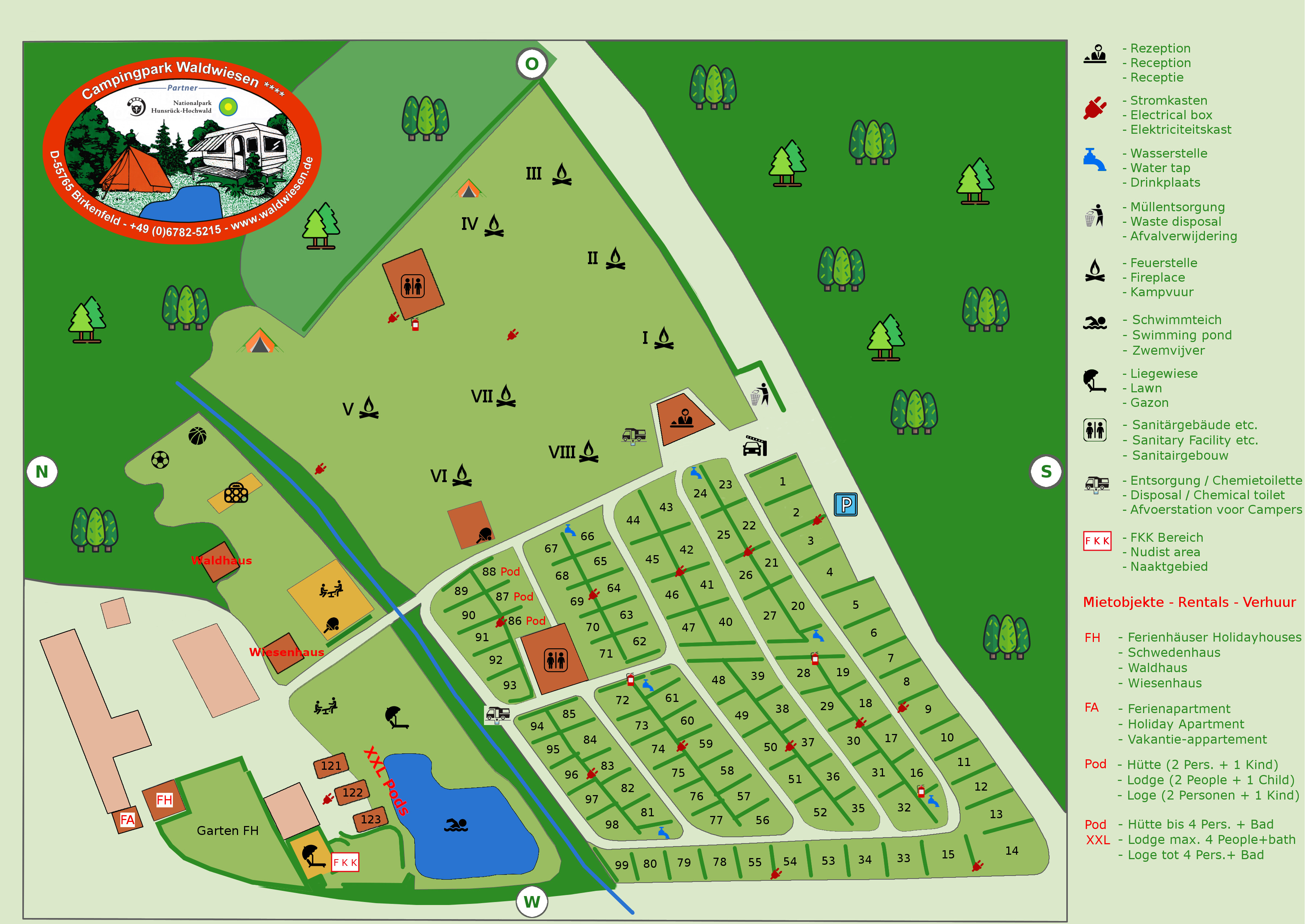 Lageplan - Campingpark Waldwiesen